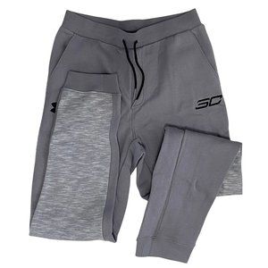 Under Armour Boys Jogger Pants - YXL Steph Curry Gray Athletic Sweatpants